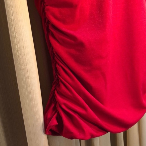 🌹White House Black Market Red Top Sz L💋 - Picture 4 of 8